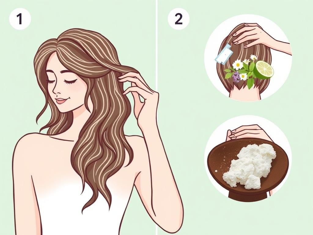     Haare richtig waschen: Schritt-für-Schritt-Anleitung.. Natürliche Hausmittel und DIY-Masken