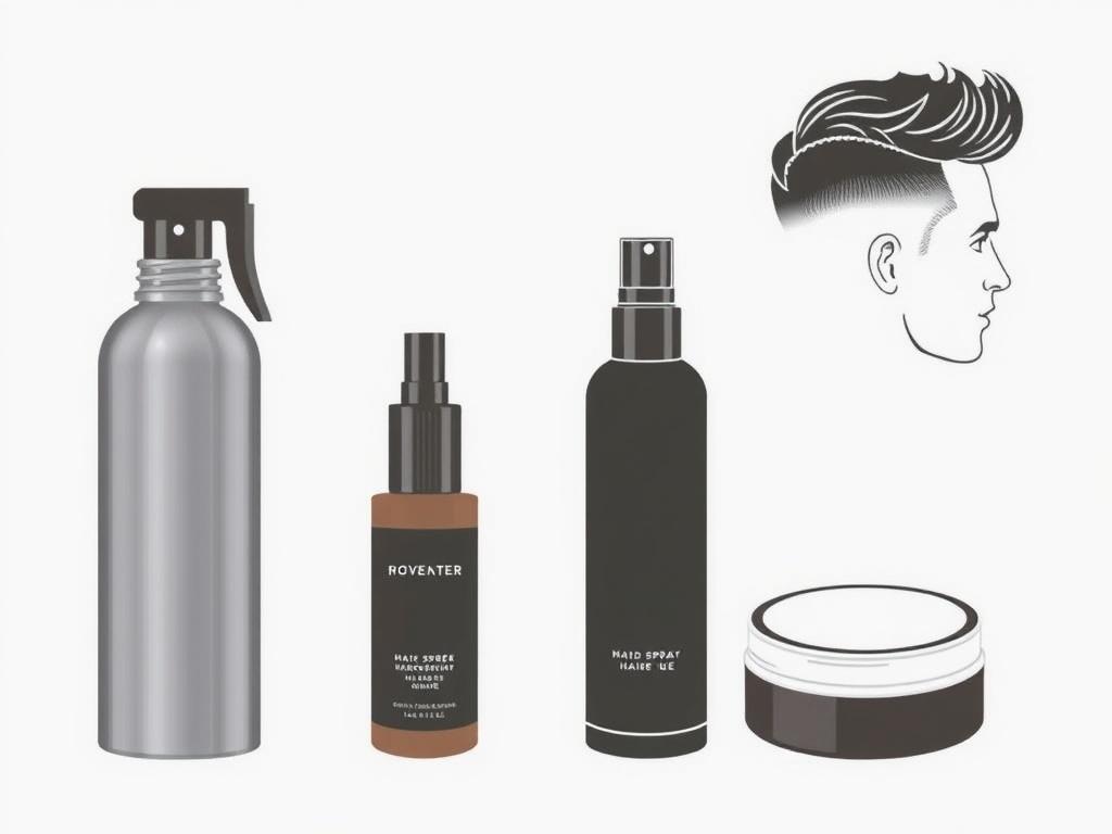     Productos para fijar el peinado: laca, spray, cera y pomada.. Tipos de productos de fijación