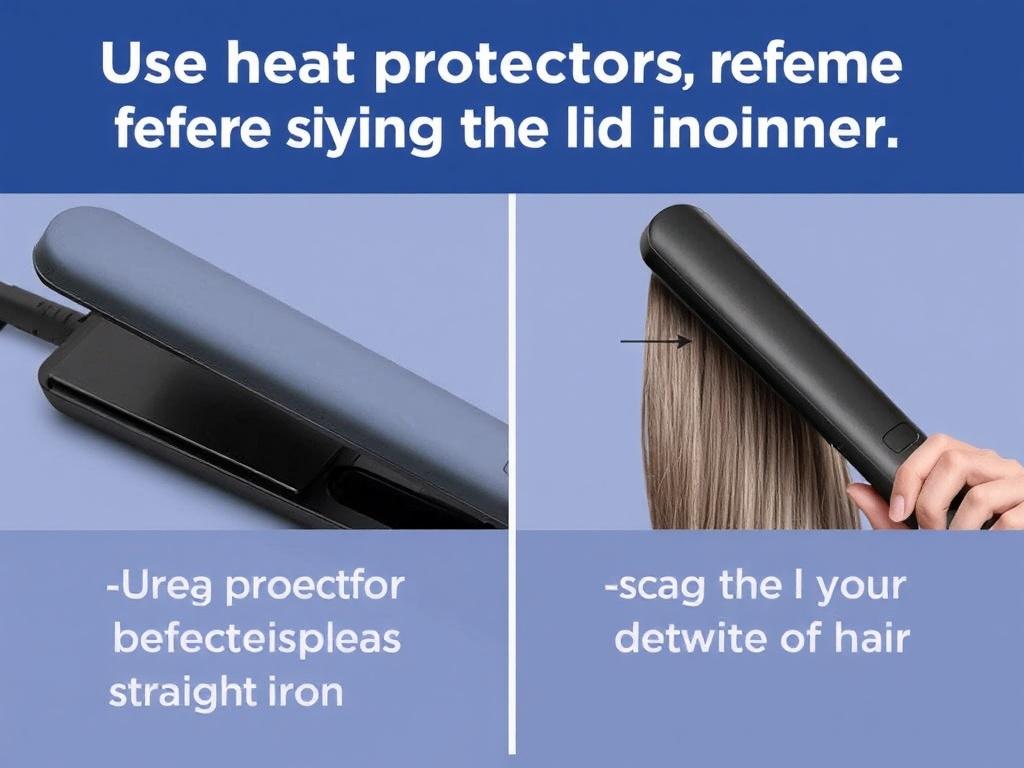     Adopter les protecteurs de chaleur avant l'usage du fer à lisser.. Comparatif pratique