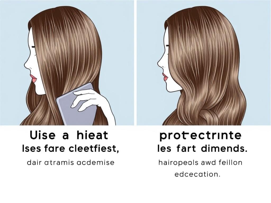     Adopter les protecteurs de chaleur avant l'usage du fer à lisser.. Conclusion
